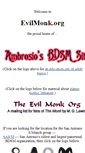 Mobile Screenshot of evilmonk.org